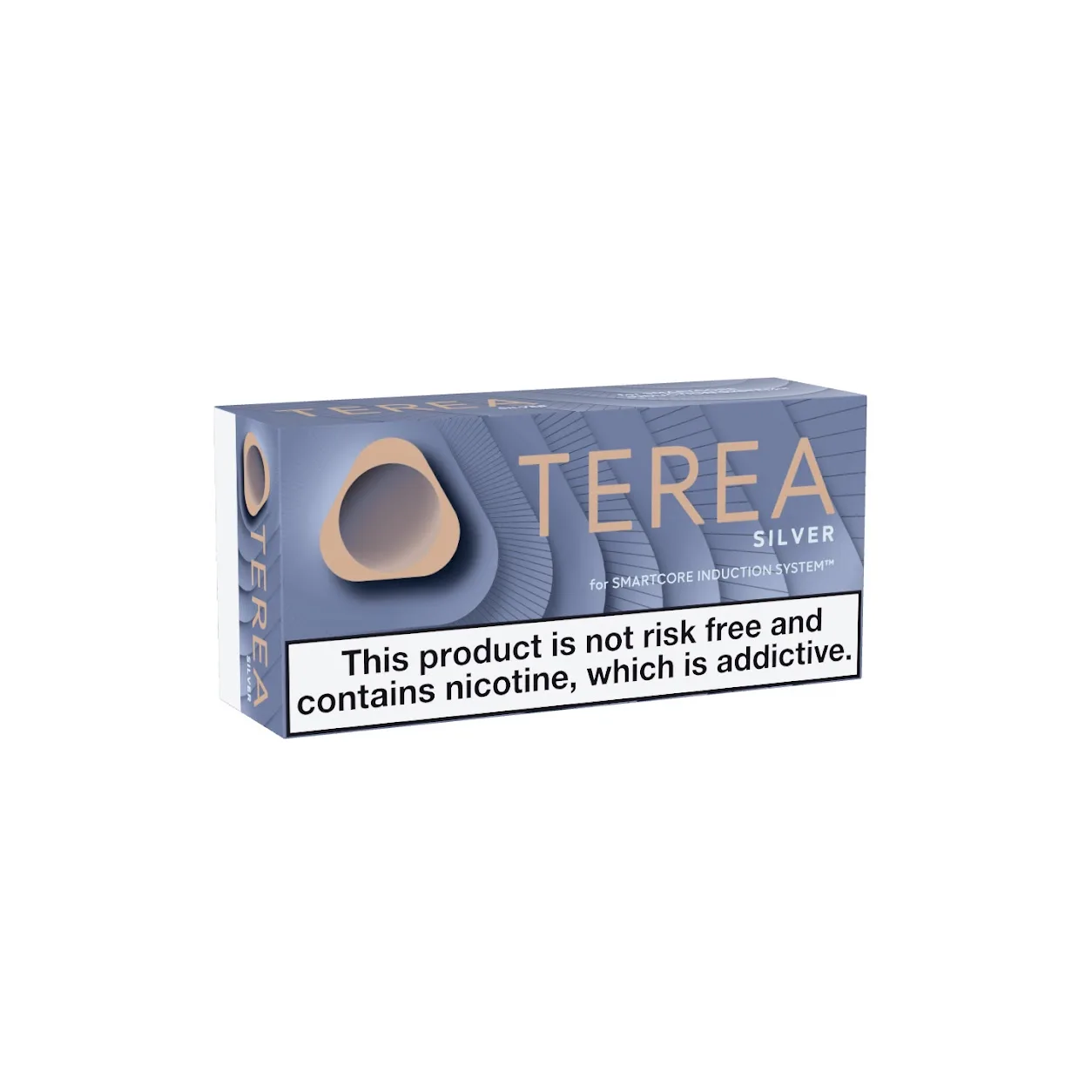 TEREA Silver carton of 10 packs on a white background