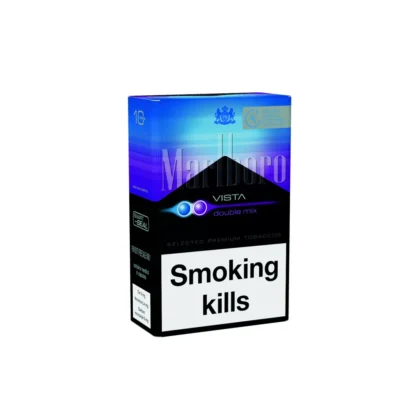 Marlboro Vista Double Mix pack of 20 cigarettes on a white background